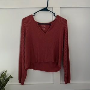 American Eagle cropped long sleeve